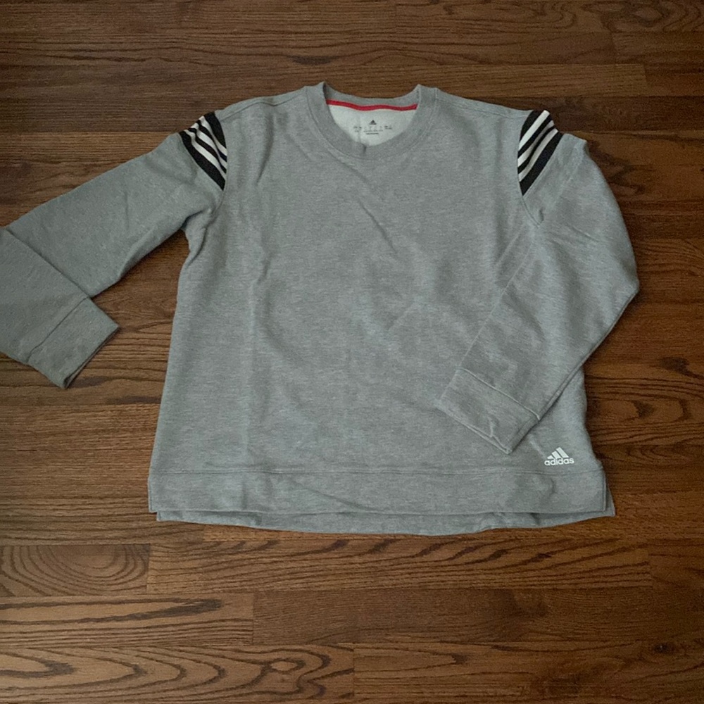 Adidas fleece sweatshirt.